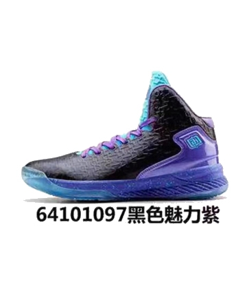 艾弗森籃球鞋64101097黑色魅力紫
